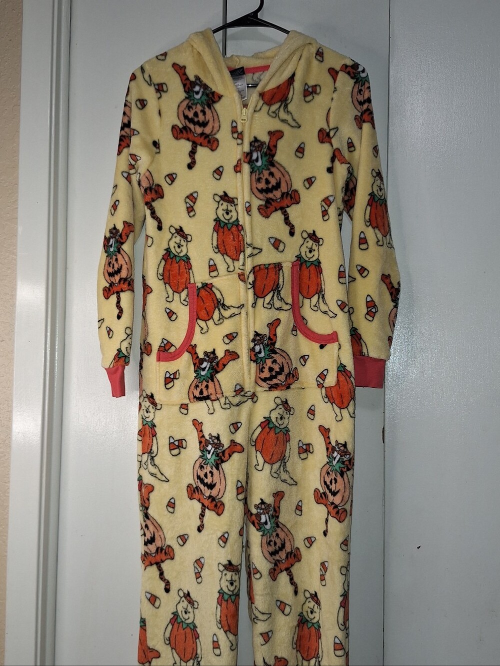 Winnie the Pooh Women's Halloween Lounging/Pajama 1pc Union Suit Size XS